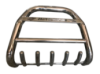 Передняя защита QT012 (нержавейка) для Mitsubishi Pajero Wagon IV 2006-2021 гг