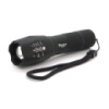 Фонарь ручной Watton WT-023, 1LED Cree T6, 3W, 5 режимов, ZOOM, 18650/2800mah (переходник3*AAA), Black, IP44, СЗУ, 130х33х28мм, BOX