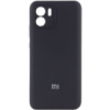 Чохол Silicone Cover Full Camera (AA) для Xiaomi Redmi A1+ / A2+, Чорний / Black - купити в SmartEra.ua