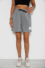 Шорти жіночі з принтом, колір сірий, 238R456