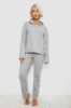 Костюм жіночий домашній з принтом, колір сірий, 257R1115