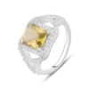 Серебряное кольцо CatalogSilver с мистик топазом 3.74ct, вес изделия 4,41 гр (2122760) 19 размер