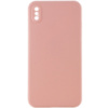 Силіконовий чохол Candy Full Camera Для Apple iPhone XS Max (рожевий / Pink Sand) - купити в SmartEra.ua