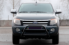 Передняя защита WT022 Black (нерж.) для Ford Ranger 2011-2022 гг