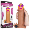 Насадка на член вібрувальна Pleasure X-Tender подовжувач 2 дюйми збільшення довжини та товщини