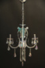 Хрустальная люстра SVLIGHT трехрожковая 41B10/3(1) хром+перламутр