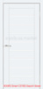 Двері міжкімнатні DOORS Smart С018G Емаліт білий ПВХ скло сатин АКЦІЯ