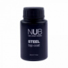 Топ без липкого слоя для гель-лака NUB Steel Top Coat, 30 мл