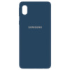 Чохол Silicone Cover My Color Full Protective (A) для Samsung Galaxy M01 Core / A01 Core (Синій / Navy blue) - купити в SmartEra.ua