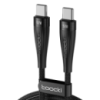 Кабель зарядний Toocki USB Type-C — Type-C 2м 60W black