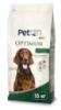 Сухий корм PetQM Dog Optimum Adult rich in Fresh Poultry 15 кг. для дорослих собак з птицею