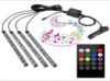 Подсветка салона блютуз 12LED RGB (4 шт x22см)