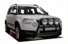 Кенгурятник WT018 Black (нерж.) для Skoda Yeti 2009-2017 гг