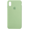 Чохол для iPhone X/XS Silicone Case Full Protective (AA) (Зелений / Pistachio) - купити в SmartEra.ua