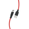 Кабель Hoco X21 Plus USB to Type-C 2m black red