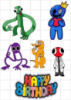 Цукрові картинки Роблокс, Rainbow Friends