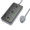 Подовжувач Borofone BAC2A (3USB-A/1C/3xSocket) (1.5m)
