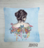 Декоративна подушка для вишивки бісером (комплект)
