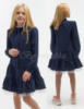 116-158, Сукня шкільна для дівчинки габардин заміри. Детское платье для девочки в школу