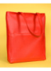 Красная сумка большая шопер shopper кожа эко 793220017