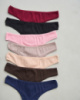 Набір жіночих стрінгів тижневок рубчик   L7 шт