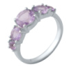 Серебряное кольцо CatalogSilver с натуральным аметистом 2.292ct, вес изделия 3,26 гр (2020615) 18 размер