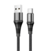 Дата кабель Hoco X50 «Excellent» USB to Type-C (1m), Чорний - купити в SmartEra.ua