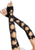 Митенки Leg Avenue Butterfly applique arm warmers Black, бабочки