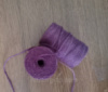Шпагат(пряжа) джутовий фіолетовий для рукоділля 100 м\100 гр.