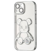 Чохол Shining Bear Case для iPhone 15 Silver (Код товару:39363)