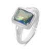 Серебряное кольцо CatalogSilver с мистик топазом 1.6ct, вес изделия 3,25 гр (2191230) 18.5 размер