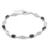 Серебряный браслет CatalogSilver с натуральным сапфиром 4.952ct, вес изделия 7,07 гр (2166887) 1720 размер