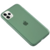 Силіконовий матовий напівпрозорий чохол для iPhone 11 Pro (5.8«) (Зелений / Pine green) - купити в SmartEra.ua