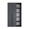 Шкаф распашной комбинированный №11 ART IN HEAD Light 1200x500x2200 Графит (LTK0117000000)