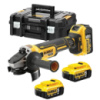 Акумуляторна кутова шліфмашина DeWALT DCG405P3 (3 акума 5 ампер і зарядка)