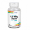 Кальций И Магний, Cal-Mag Citrate, High Potency, Solaray, 90 Капсул