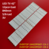 LED підсвітка TV 42« 3V 5-6led 840mm LBM420P0601-CA-3 LBM420P0501-CB-4 12шт.