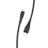 Дата кабель Usams US-SJ394 U41 Lightning Braided Data and Charging Cable 2m, Чорний - купити в SmartEra.ua