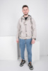 Чоловіча світло-сіра куртка-ветровка