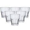 Стакаы набор из 6 штук по 250 мл с толстым дном прозрачный HP555