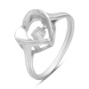 Серебряное кольцо CatalogSilver с фианитами, вес изделия 2,51 гр (2187394) 18 размер