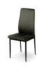 Стілець Річь, чорний/велюр графітовий