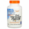 Аляскинский Рыбий Жир (Омега-3), Fish Oil with AlaskOmega, Doctor's Best,180 капсул