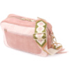 Жіноча сумка з плюшевою вставкою на лицьовій стороні з екошкіри 7sale_15133 Рожевий