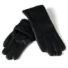 PODIUM Перчатка Женская кожа-олень Paidi 207-4 black плюш Распродажа
