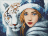 Алмазна мозаїка без підрамника - Зимове тепло з голограмними стразами (AB) ©art_selena_ua Идейка 30х40 см (AMC7909)