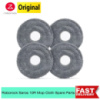 Roborock Saros 10R тряпки. швабра 4 шт. Mop Original for Roborock Saros 10R, Roborock Saros 10R Rotating Mop Pads.