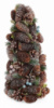 Декоративная елка «Шишки и ягоды» 38см с натуральными шишками