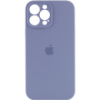 Чохол для Apple iPhone 14 Pro (6.1«») - Silicone Case Full Camera Protective (AA) Сірий / Lavender Gray - купити в SmartEra.ua