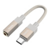 Адаптер переходник Hoco UPA32C Type-C to Jack 3.5 gold